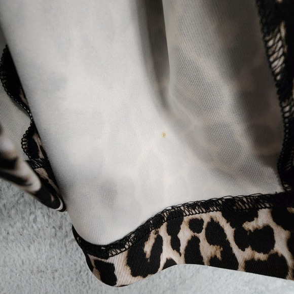 KARL LAGERFELD Paris‎ Sleeveless Leopard Print Dress Womens Size 2 NEW w/ Tag - Picture 8 of 15